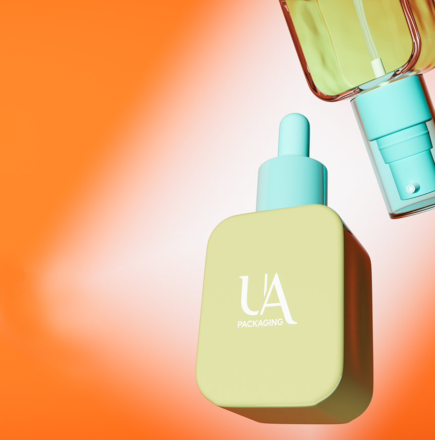 PL208-256-50 Skincare Glass Packaging