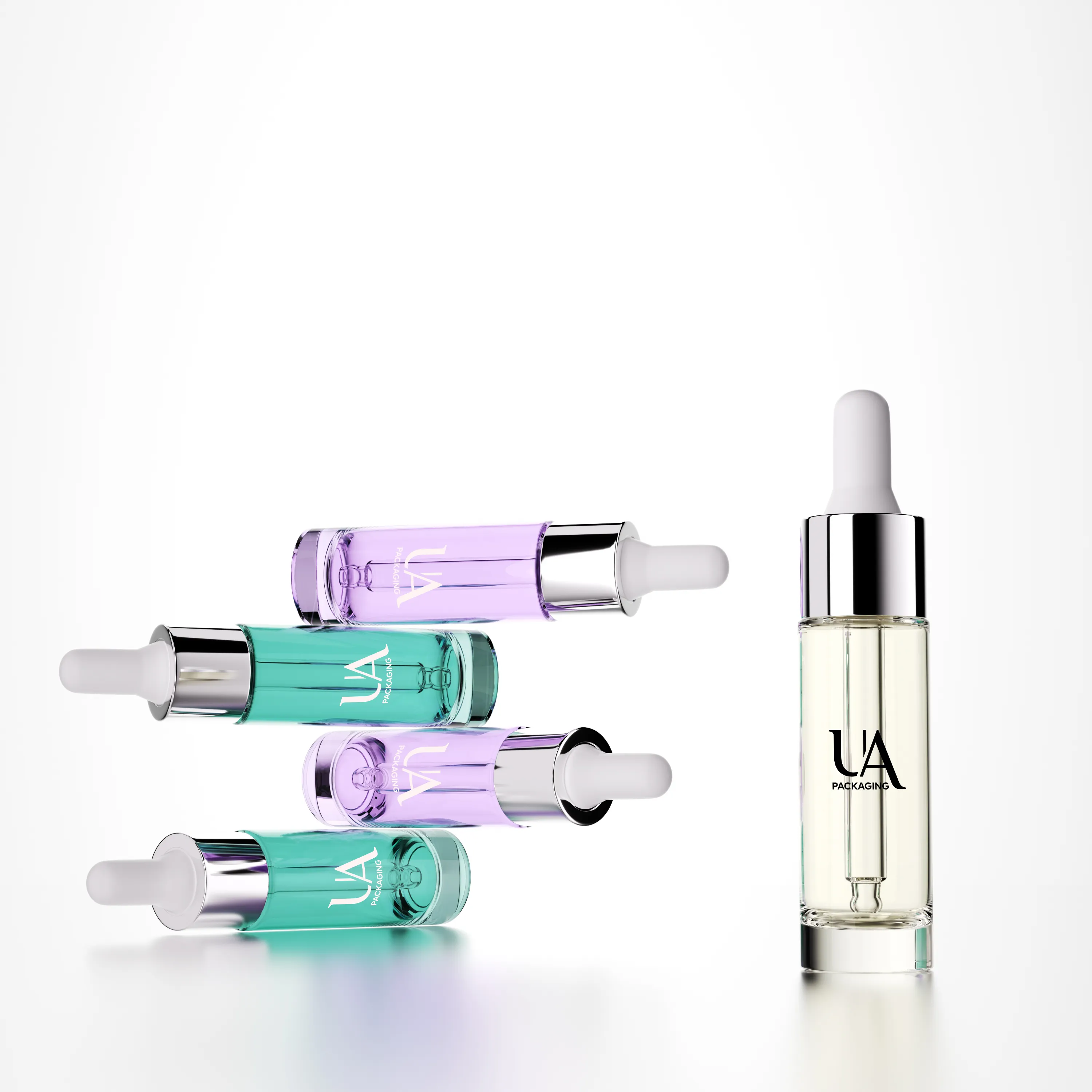 GS043-DROPPER-15ML Skincare Glass Packaging