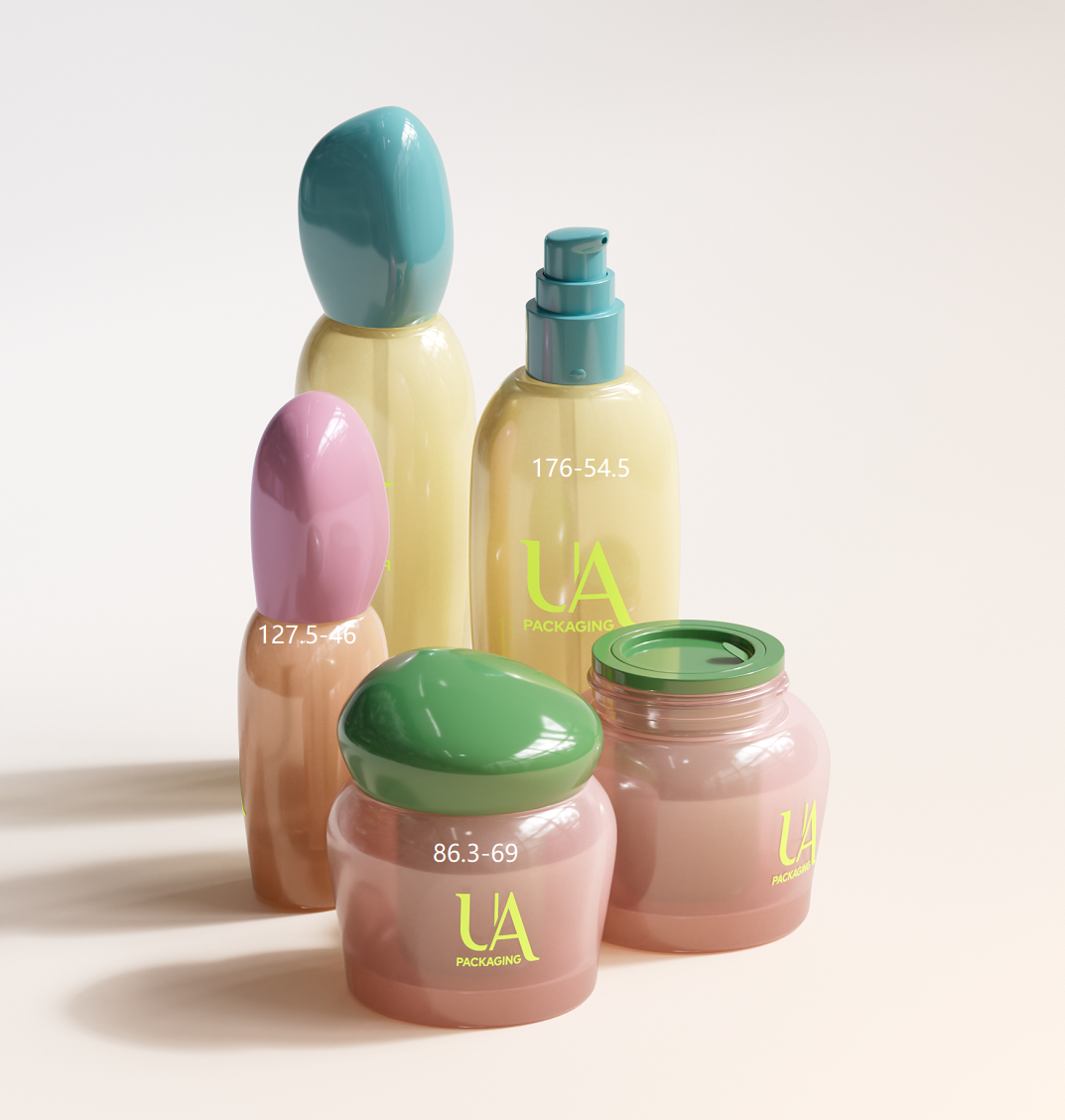 GS043-31961-40(Bottle) Skincare Glass Packaging